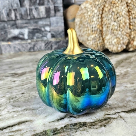 Target Other - Target Holographic Ceramic Pumpkin